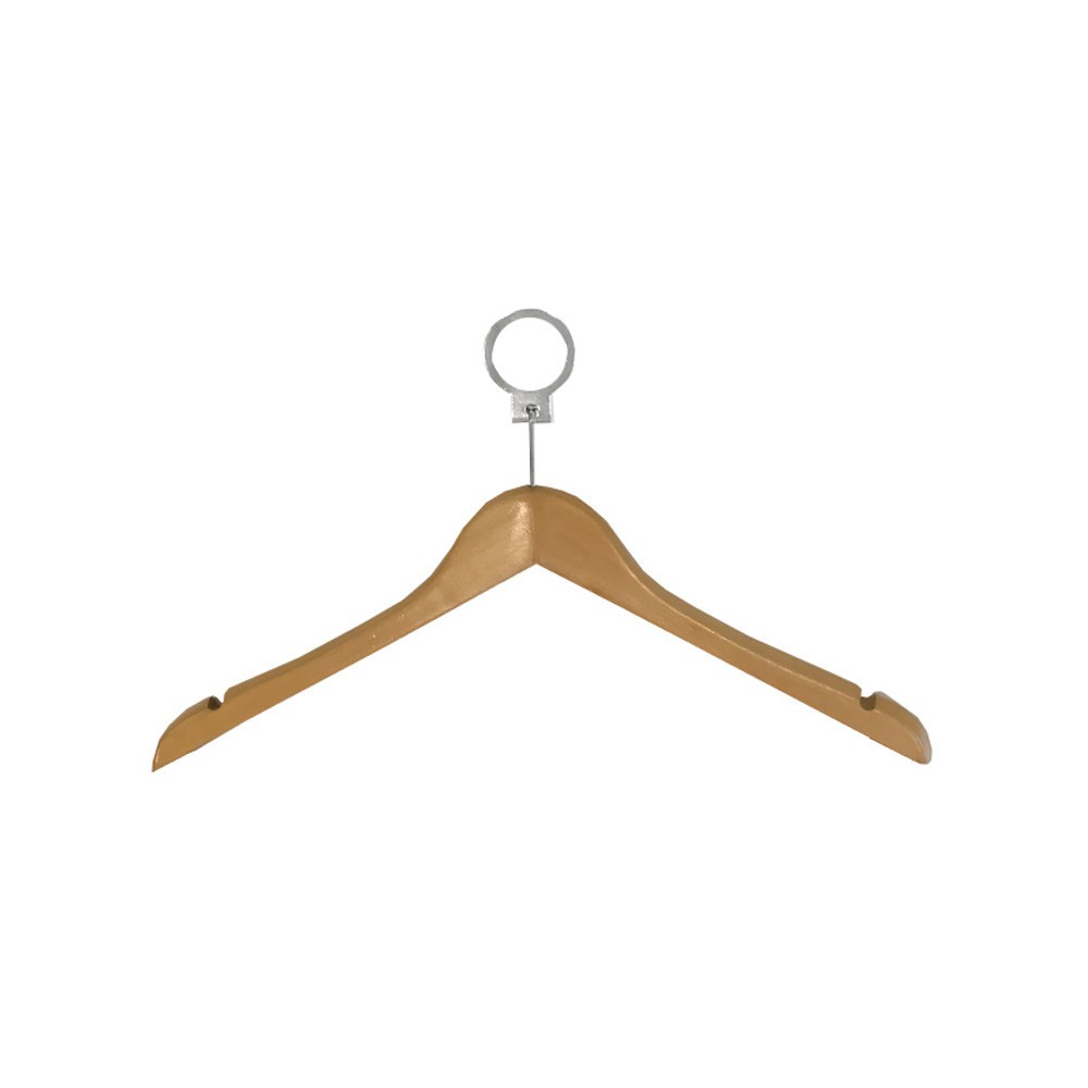 PERCHA CAMISA MADERA HOTEL 45cm