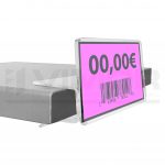 PORTAPRECIOS ACRILICO PARA MADERA 19mm