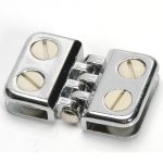 BISAGRA REFORZADA METALICAS PARA CRISTAL