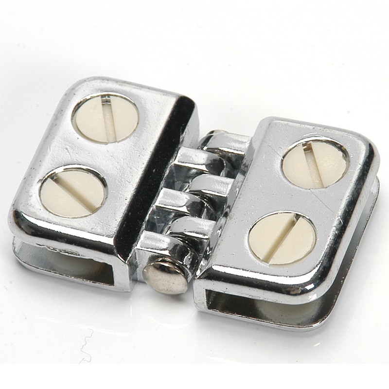 BISAGRA REFORZADA METALICAS PARA CRISTAL