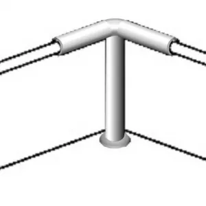 SOPORTE BARANDILLA ESQUINA 47x37