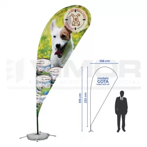 BANDERA GOTA TAMAÑO M