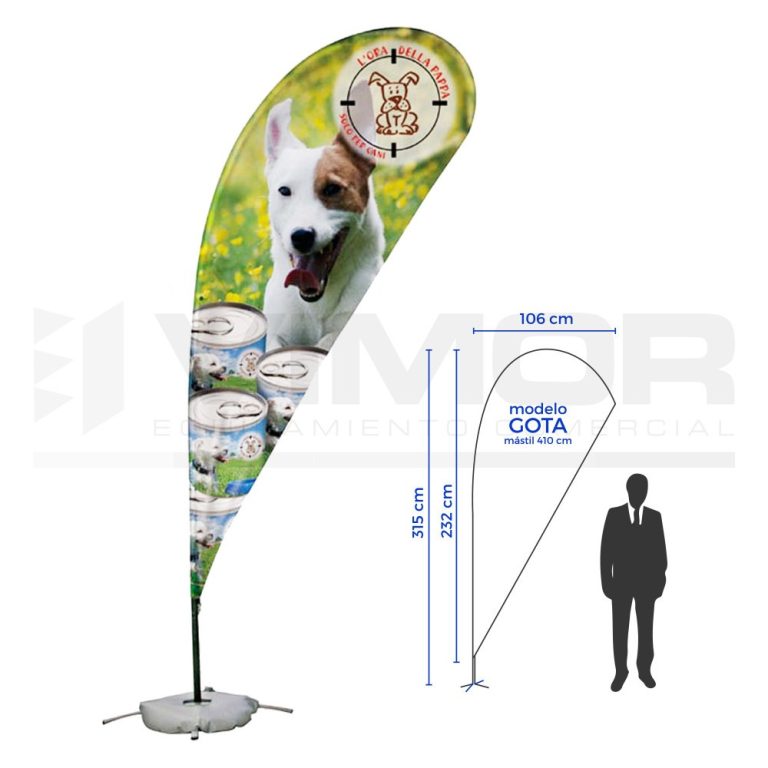 BANDERA GOTA TAMAÑO M