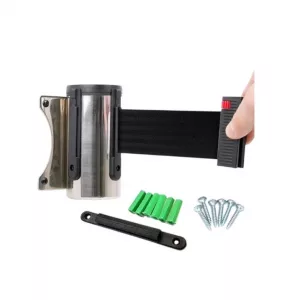 Soporte pared con cinta extensible