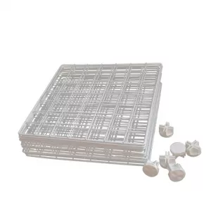 Rejilla metálica plastificada