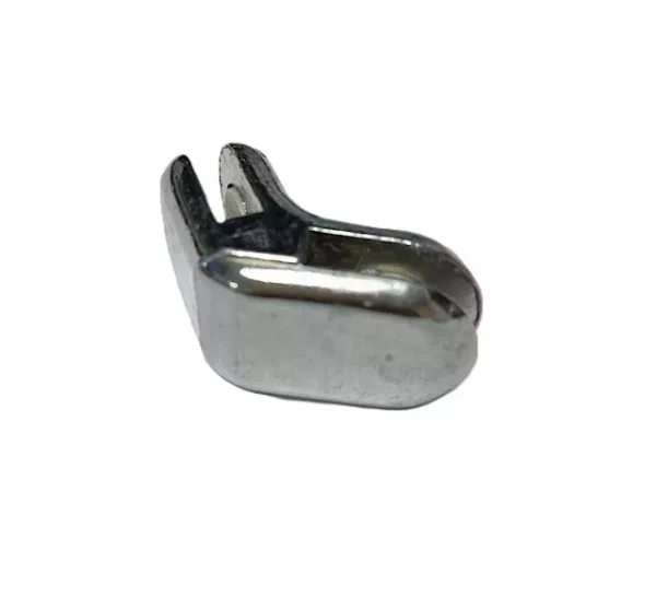 Unión 2 salidas metálica 135º para cristal