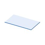 ESTANTE CRISTAL TEMPLADO P/MOD.SIST.RANURAS 900x350