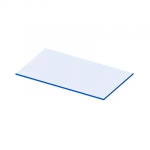 ESTANTE CRISTAL TEMPLADO P/MOD.SIST.RANURAS 900x350