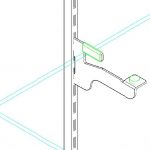 2 MENSULAS IZQDA-DRCHA PARA CRISTAL C/2 GOMAS CADA UNA