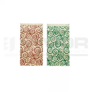 100 SOBRES PAPEL FANTASÍA BUCLE CON FUELLE 10+4x24