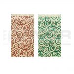 100 SOBRES PAPEL FANTASÍA BUCLE CON FUELLE 17+6x32