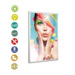 PORTACARTELed APERTURA MAGNETICA 1200x600x25mm 30w