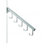 COLGADOR GANCHOS 40cm SISTEMA CREMALLERA