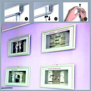 KIT GUIA R10 200cm A PARED/TECHO