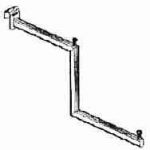 COLGADOR 2 NIVELES P/TUBO OVALADO