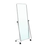 EXPOSITOR ESPEJO RECTANGULAR C/RUEDAS Y 1 ESPEJO 1450X440mm