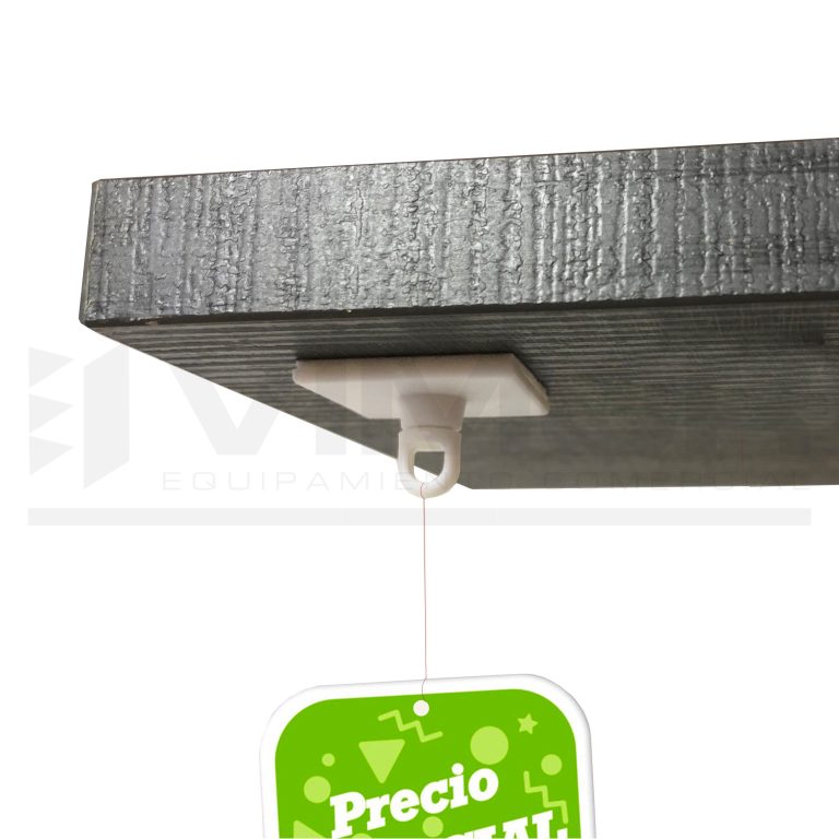 10 PIEZAS SUJECION CARTELES A TECHO O PARED