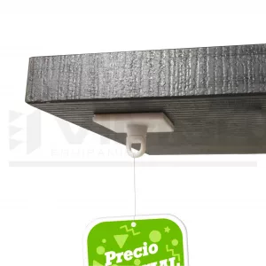 10 PIEZAS SUJECION CARTELES A TECHO O PARED