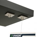 10 PIEZAS SUJECION CARTELES A TECHO O PARED FIJO