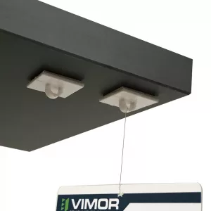 10 PIEZAS SUJECION CARTELES A TECHO O PARED FIJO