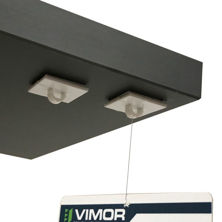 10 PIEZAS SUJECION CARTELES A TECHO O PARED FIJO