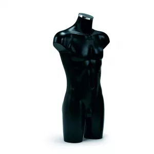 Torso plástico caballero negro