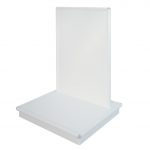 GONDOLA "L" ANCHA MOLD.FONDO LISO