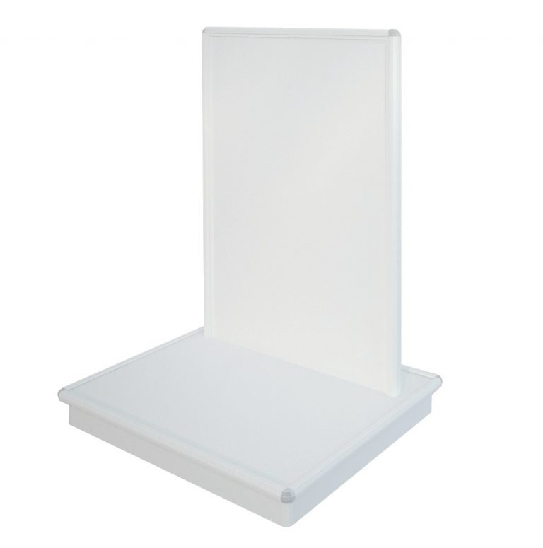 GONDOLA "L" ANCHA MOLD.FONDO LISO