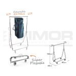 EXPOSITOR SUPER PLEGABLE CROMADO 1500x450