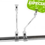 PORTAPRECIOS PINZA TUBO/PINZA ESTRECHA 21.5cm. (en paquete de 5uds)