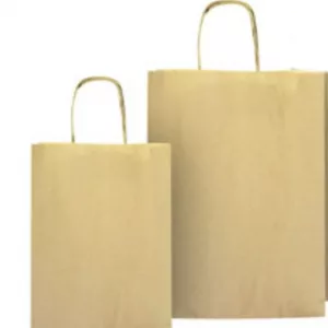 Bolsas papel asa retorcida