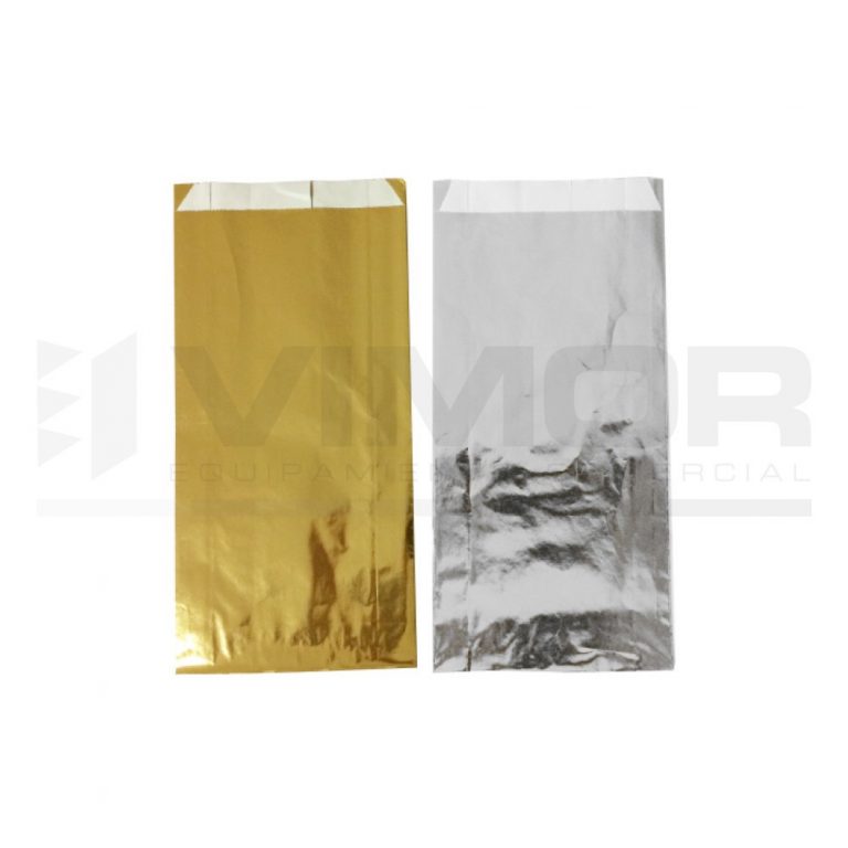 100 SOBRES PAPEL METALIZADO CON FUELLE 13+4x26