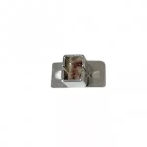 Base superior cremallera simple - cromado