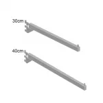 Soporte recto para cremallera