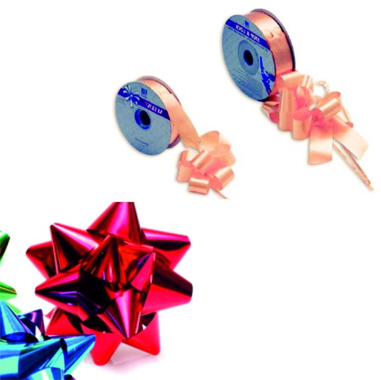 ROLLO 40mt LAZOS METALIZADO 19mm