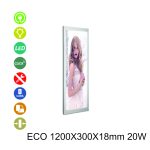 PORTACARTELed APERTURA MAGNETIC eco 1200X300X18mm 20W