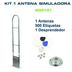 KIT 1 ANTENA SIMULADORA CON 500 ETIQUETAS RIGIDA ESTANDAR