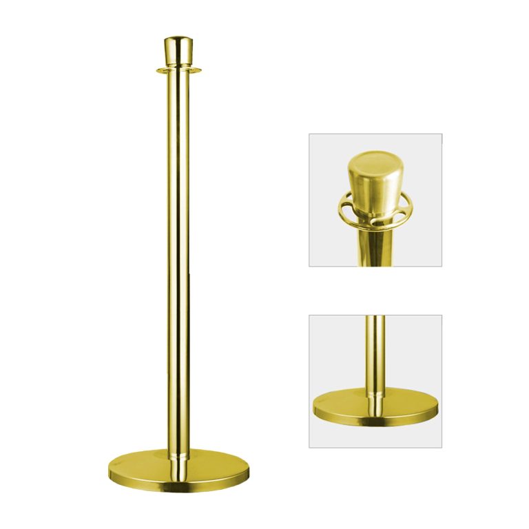 CATENARIA CLASICA (BASE + POSTE) DORADO