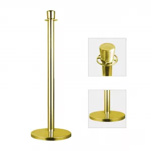 CATENARIA CLASICA (BASE + POSTE) DORADO