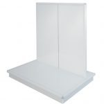 GONDOLA "L" ANCHA DOBLE C/FONDO LISO