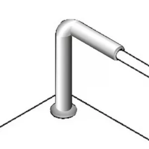 SOPORTE BARANDILLA FINAL "L" 47x35