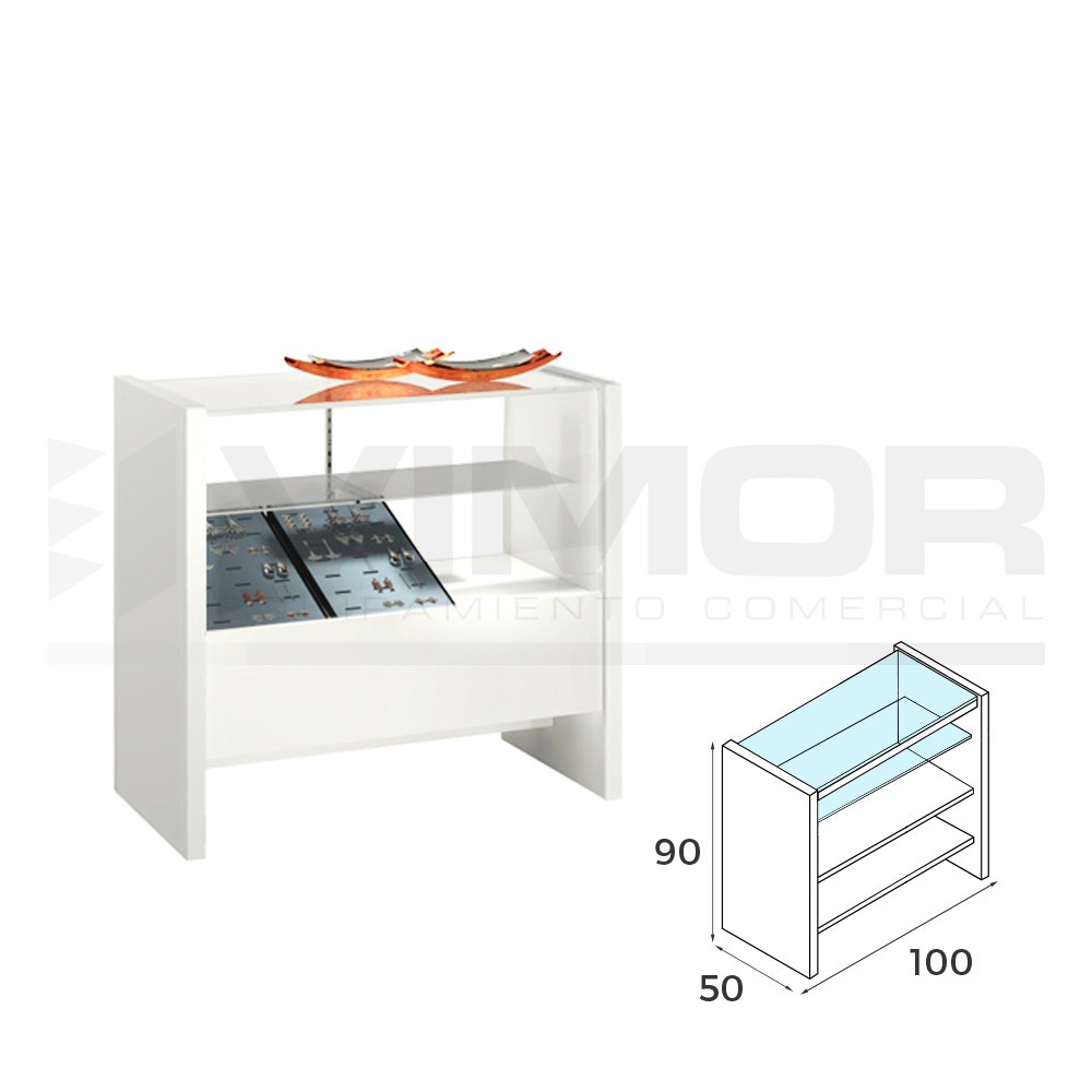 MOSTRADOR CAPRI M40 DE 100cm-VITRINA MEDIANA MOSTRADOR CAPRI M40 DE 100cm-VITRINA MEDIANA