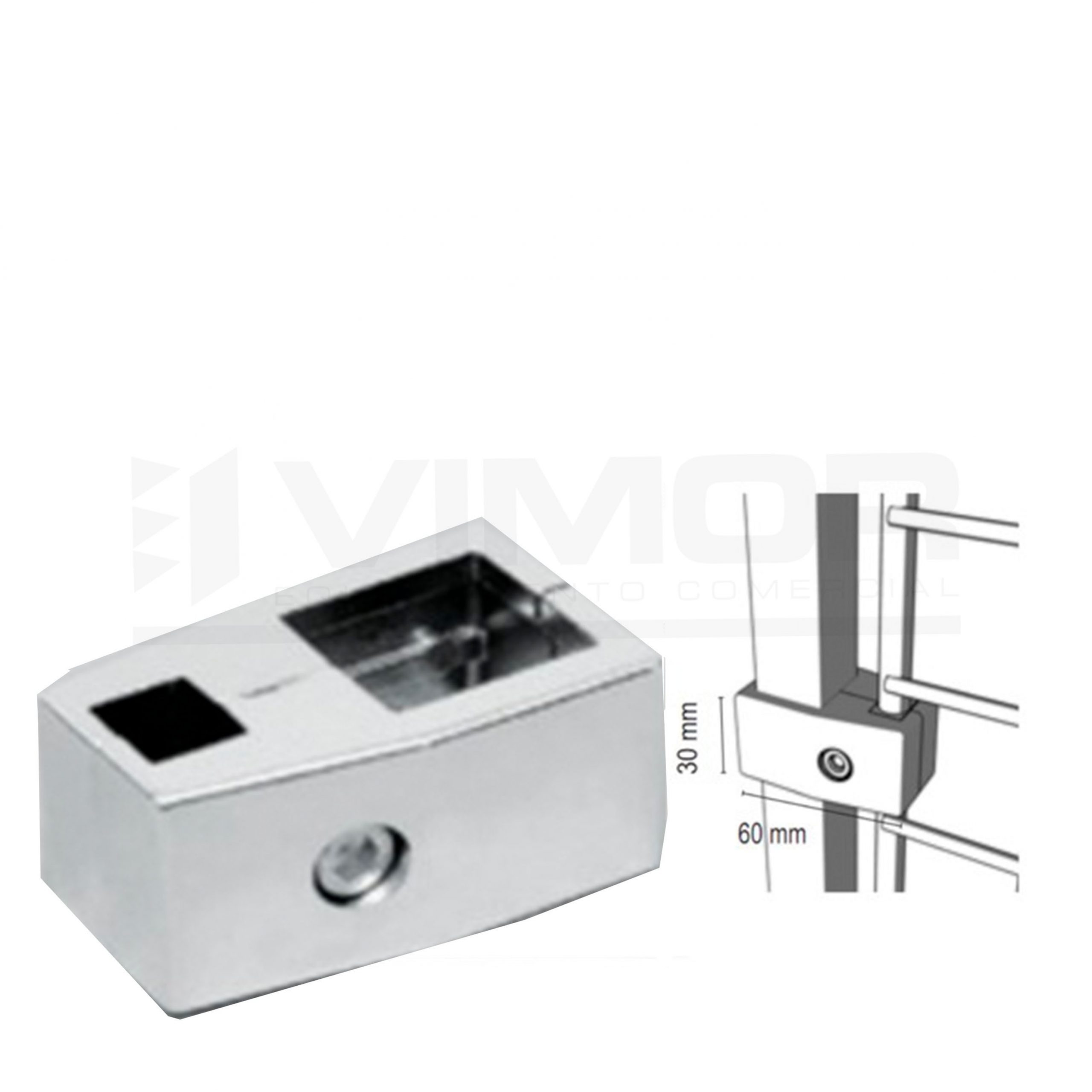 UNION SQUARE TUBO MALLA 25x25