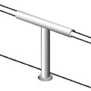 SOPORTE BARANDILLA CENTRAL "T" 47x57