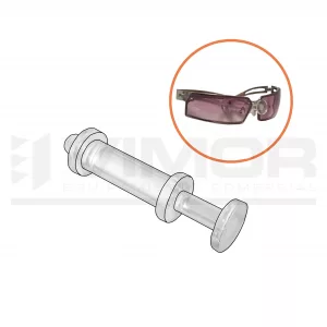 SOPORTE GAFA 12cm TRANSPARENTE