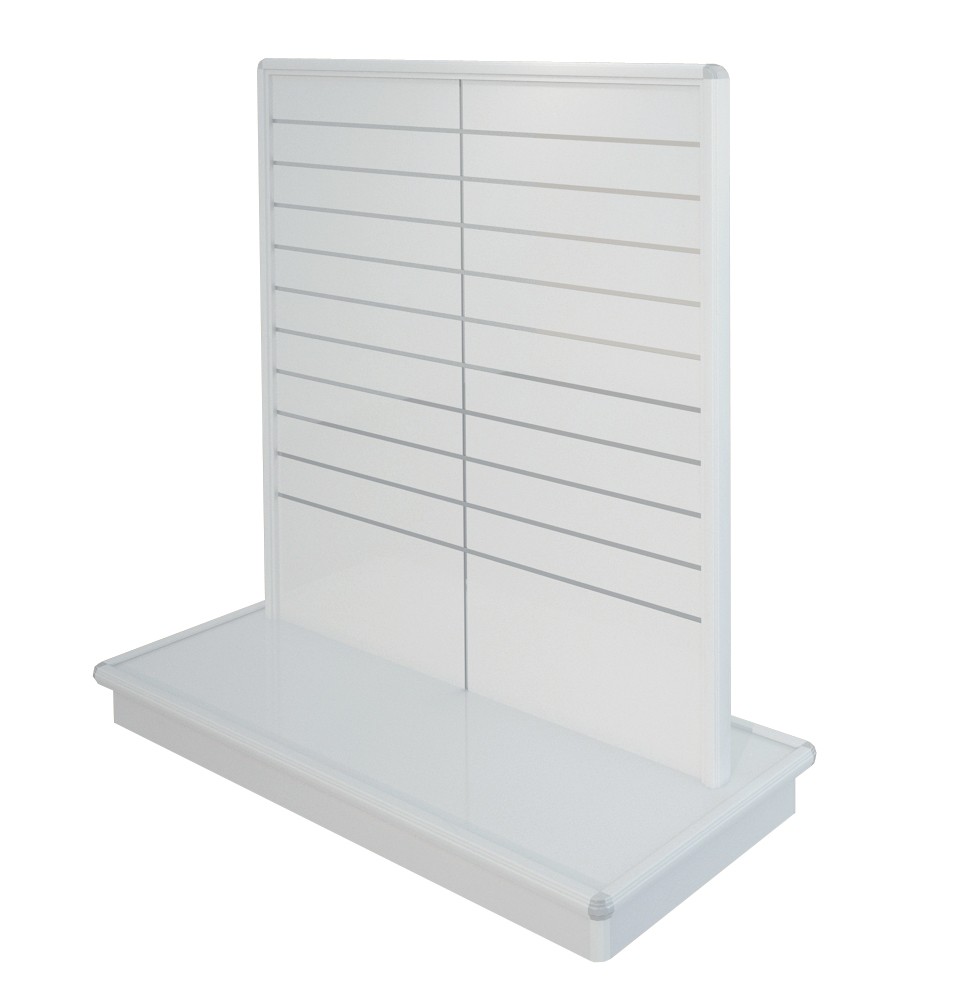 GONDOLA "L" DOBLE C/FONDO LAMA