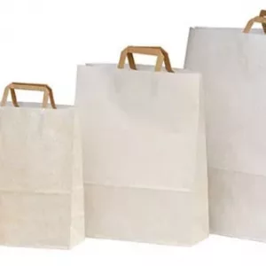 BOLSA PAPEL ASA PLANA LISO 46+16X49