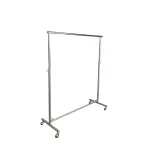 Expositor recto simple cromado 89/155cm 120/200cm