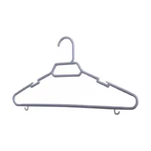 PERCHA MULTIGANCHO BLANCA 40cm (en caja de 100uds)