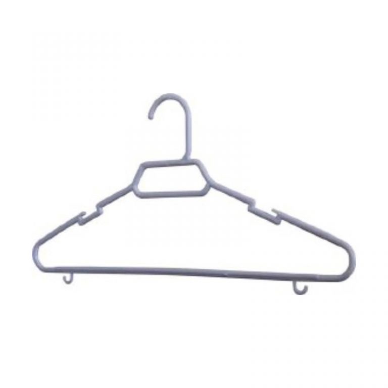 PERCHA MULTIGANCHO BLANCA 40cm (en caja de 100uds)